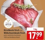 Hirschkeule frisch bei famila Nordost im Rendsburg Prospekt für 17,99 €