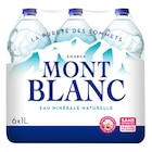 Eau minérale naturelle - MONT BLANC dans le catalogue Carrefour