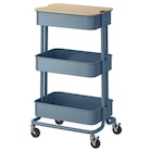 Servierwagen mit Abdeckung graublau von RÅSKOG / NORRÅVA im aktuellen IKEA Prospekt