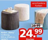 Hocker Nancy im Angebot bei Segmüller in Bergheim Hocker Nancy Angebote bei Segmüller Bergheim für 24,99 €