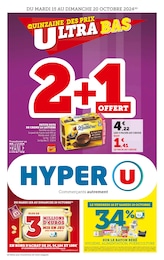 Catalogue Hyper U en cours à Anisy et aux alentours : «La quizaine des prix ultra bas» avec 32 pages, valable du 15/10/2024 au 20/10/2024