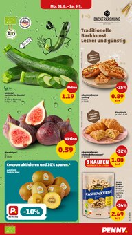 Zucchini im aktuellen Penny Prospekt (Mannheim) Zucchini im Penny Prospekt "Wer günstig will, muss Penny." mit 49 Seiten (Mannheim)