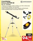 Linsenteleskop Arcturus 60/700 AZ Angebote von Bresser bei Netto Marken-Discount Bergheim für 94,99 €