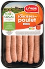Promo Saucisses de filet de poulet nature à 2,99 € dans le catalogue Intermarché Contact à Glageon