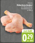 Frische Hähnchenschenkel bei E center im Duisburg Prospekt für 0,29 €