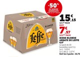 Biere blonde abbaye de 6,6° - LEFFE - Bi1 à Besançon Biere blonde abbaye de 6,6° - LEFFE en promo chez Bi1 Besançon à 7,57 €