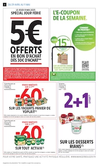 Prospectus Intermarché à Cogolin, "2+1 OFFERT SUR UNE SÉLECTION DE PRODUITS LAITIERS", 16 pages de promos valables du 29/04/2025 au 11/05/2025