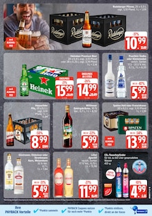 Bier im EDEKA Prospekt "Top Angebote" mit 26 Seiten (Rostock)