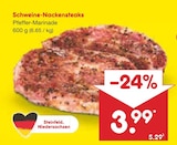 Aktuelle Steak Angebote bei Netto Marken-Discount in Braunschweig Aktuelles Schweine-Nackensteaks Angebot bei Netto Marken-Discount in Braunschweig ab 3,99 €
