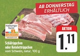 Aktuelle Schweinefilet Angebote bei EDEKA in Leipzig Aktuelles Schälrippchen oder Kotelettrippschen Angebot bei EDEKA in Leipzig ab 1,11 €