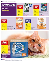 Prix et réduction Croquettes chat adulte dans le prospectus Carrefour Market en cours Offre Croquettes chat adulte dans le catalogue Carrefour Market du moment à la page 44