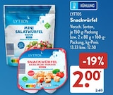 Mini Salatwürfel Natur im ALDI SÜD Prospekt Mini Salatwürfel Natur von Lyttos im aktuellen ALDI SÜD Prospekt für 2,00 €