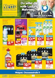 Netto Marken-Discount Prospekt für Zinnowitz mit 2 Seiten Netto Marken-Discount Prospekt für Zinnowitz: "DER ORT, AN DEM DU IMMER AUSGEZEICHNETE PREISE FINDEST.", 2 Seiten, 13.07.2026 - 18.07.2026