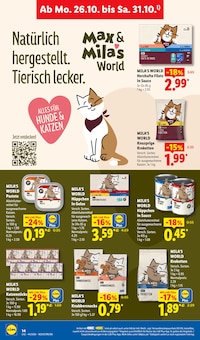 Katzenfutter im aktuellen Lidl Prospekt (Magdeburg) Katzenfutter im Lidl Prospekt "LIDL LOHNT SICH" mit 72 Seiten (Magdeburg)