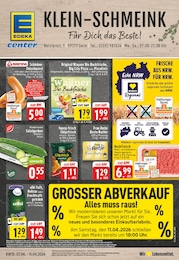 E center Prospekt: "Aktuelle Angebote", 28 Seiten, 07.04.2026 - 11.04.2026