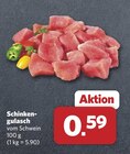Schinkengulasch im Angebot bei combi in Rheda-Wiedenbrück Schinkengulasch Angebote bei combi Rheda-Wiedenbrück für 0,59 €