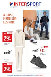 Catalogue Intersport "À L'AISE, MÊME SUR LES PRIX" à Cosne-d'Allier et alentours, 16 pages, 03/03/2025 - 23/03/2025