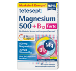 Magnesium 500 + B12 von tetesept für 3,99 € bei Penny im Angebot Magnesium 500 + B12 von tetesept im aktuellen Penny Prospekt