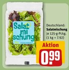 REWE Korb - Salatmischung Angebot im Prospekt Salatmischung bei REWE im Korb Prospekt für 0,99 €