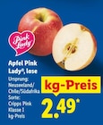 Apfel Pink Lady lose im Lidl Prospekt Apfel Pink Lady lose von Pink Lady im aktuellen Lidl Prospekt für 2,49 €
