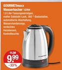 Wasserkocher Angebote von GOURMETmaxx bei V-Markt Regensburg für 9,99 €