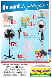 Promos Electroménager dans le catalogue "Vive les VACANCES !" de Bazarland Electroménager en promo dans le catalogue Bazarland à la page 4