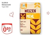 Weizenmehl Angebote von Globus bei GLOBUS Erlangen für 0,89 €