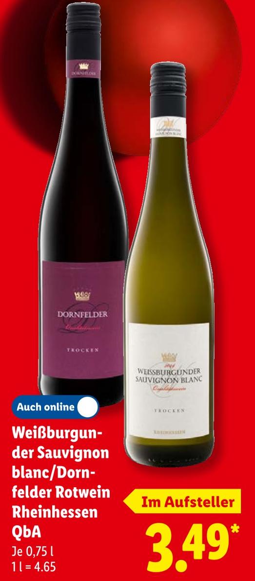 Dornfelder Rotwein