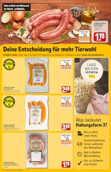 Bratwurst im REWE Prospekt "Dein Markt" mit 26 Seiten (Saarbrücken)