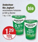 V-Markt Immenstadt - Bio Joghurt Angebot im Prospekt Bio Joghurt bei V-Markt im Immenstadt Prospekt für 1,29 €