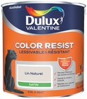 Peinture(d) couleur Color Resist lin naturel satin - Dulux Valentine en promo chez Castorama Montpellier à 49,90 €