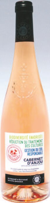 AOP Cabernet d'Anjou rosé HVE - Intermarché à Boulogne-Billancourt AOP Cabernet d'Anjou rosé HVE en promo chez Intermarché Boulogne-Billancourt à 3,89 €