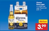 Extra Lager von Corona für 3,99 € bei Netto Marken-Discount im Angebot Extra Lager von Corona im aktuellen Netto Marken-Discount Prospekt