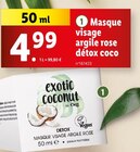 Masque visage argile rose détox coco - Cien dans le catalogue Lidl