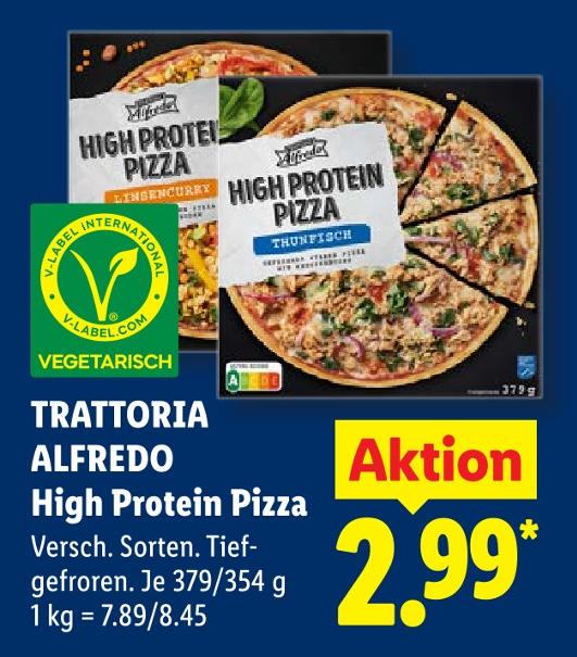 High Protein Pizza Thunfisch