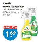 Haushaltsreiniger von Frosch im aktuellen V-Markt Prospekt für 1,69 €