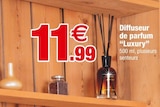 Diffuseur de parfum "Luxury" en promo chez Bazarland Orange à 11,99 €