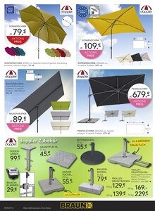 Sonnenschirm im aktuellen BRAUN Möbel-Center Prospekt (Reutlingen) Sonnenschirm im BRAUN Möbel-Center Prospekt "GARTENMÖBEL FRÜHLINGS-TRENDS" mit 16 Seiten (Reutlingen)