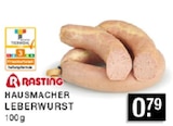 Hausmacher Leberwurst im Angebot bei EDEKA in Bottrop Hausmacher Leberwurst Angebote von Rasting bei EDEKA Bottrop für 0,79 €