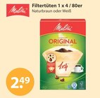 Filtertüten Original von Melitta im aktuellen V-Markt Prospekt für 2,49 €