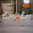 Deco bois hello fall à B&M dans La Sentinelle