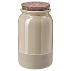 Dose mit Deckel beige von BRUGDHAJ für 10,99 € bei IKEA im Angebot Dose mit Deckel beige von BRUGDHAJ im aktuellen IKEA Prospekt
