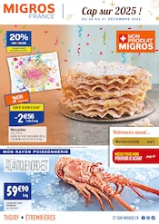 Prospectus Migros France à Neydens, "Cap sur 2025 !", 24 pages de promos valables du 26/12/2024 au 31/12/2024