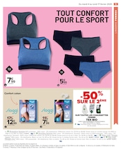 Promos Brassière Femme dans le catalogue "Les basiques c'est nous. La vie qui va avec, c'est vous." de Carrefour à la page 7