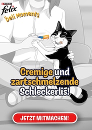 Aktueller FELIX Supermarkt Prospekt für Niestetal: Cremige und zartschmelzende Schleckerlis! mit 1} Seite, 12.01.2026 - 22.02.2026