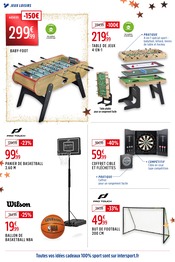 Promos Basketball dans le catalogue "DU SPORT ACCESSIBLE À TOUS, C'EST ÇA LA MAGIE DE NOËL !" de Intersport à la page 18