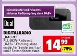 DIGITALRADIO „DAB 71“ im Angebot bei Marktkauf in Reutlingen DIGITALRADIO „DAB 71“ Angebote von Dual bei Marktkauf Reutlingen für 14,99 €