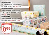 Geschenkbox Angebote bei GLOBUS Rüsselsheim für 0,99 €