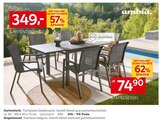 Gartentisch oder Stapelsessel im Angebot bei XXXLutz Möbelhäuser in Göttingen Gartentisch oder Stapelsessel Angebote von ambia garden bei XXXLutz Möbelhäuser Göttingen für 74,90 €