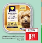 Herzstücke feine Pastete Hundenahrung Angebote von EDEKA bei Marktkauf Aalen für 0,39 €